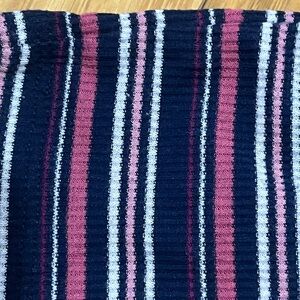 Striped cold shoulder long sleeve top from Aeropostale